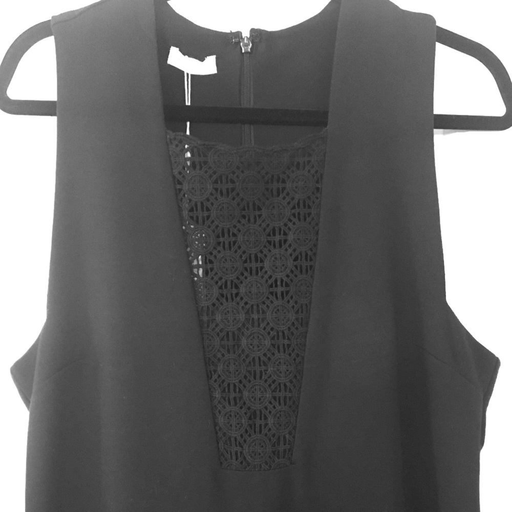 Gentlefawn Valerie Lace Front blk dress size 8